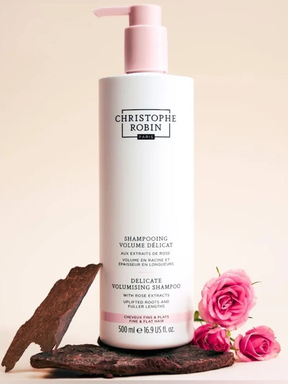 Christophe Robin Delicate Volumising Shampoo – White & Pink